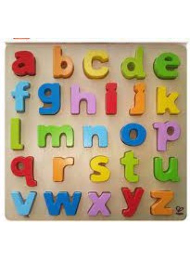 Clicko Juniors 3D Lowercase Alphabet Puzzle - Chunky Wooden 26-Piece Learning Toy for Toddlers (18m+) - Image 1