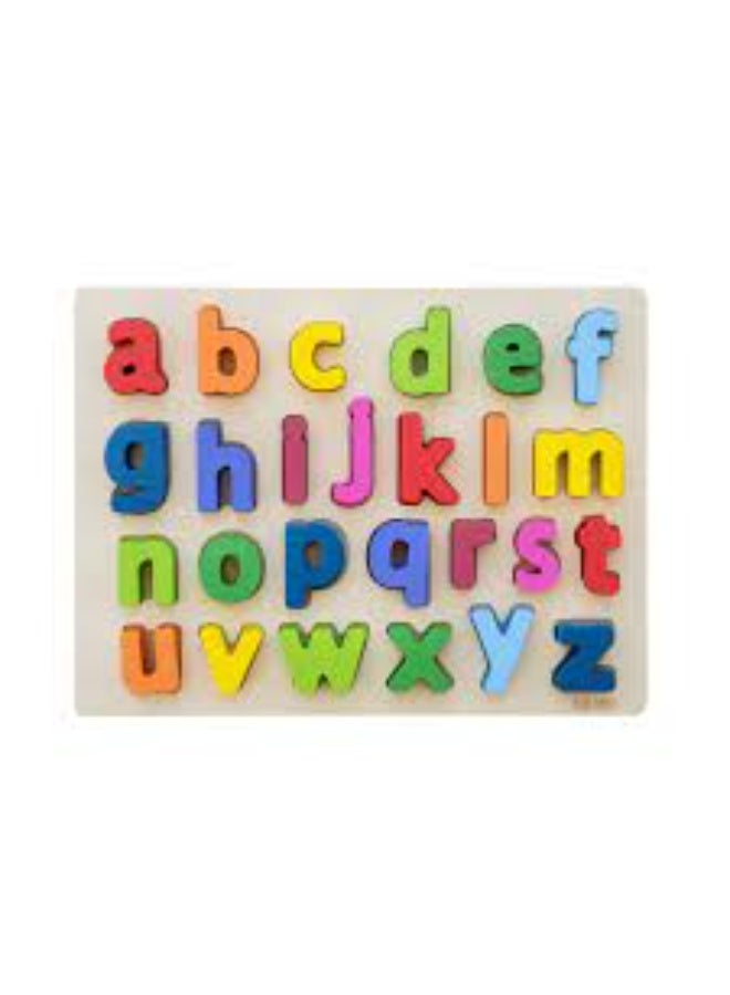 Clicko Juniors 3D Lowercase Alphabet Puzzle - Chunky Wooden 26-Piece Learning Toy for Toddlers (18m+) - Image 2