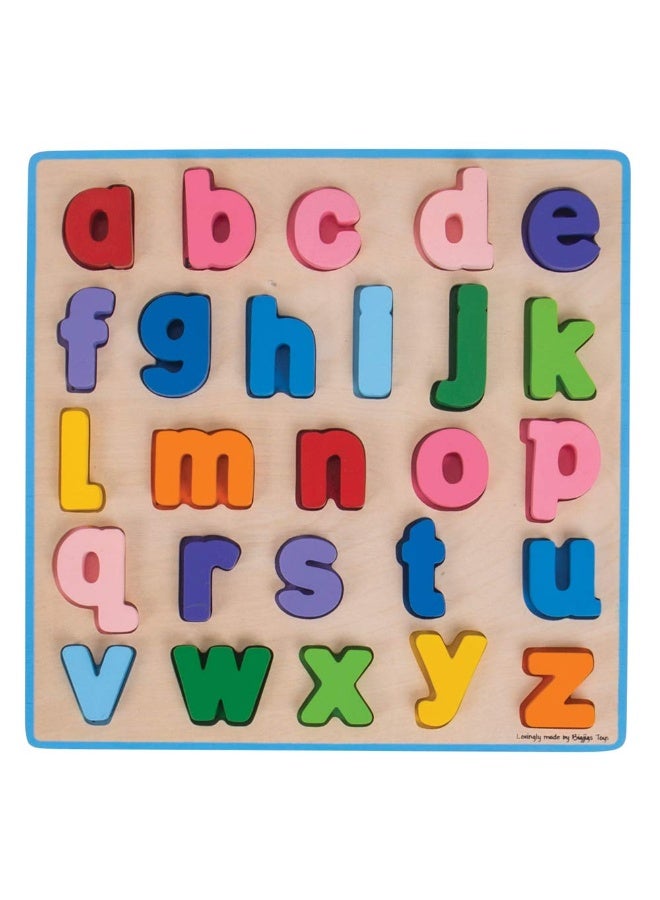 Clicko Juniors 3D Lowercase Alphabet Puzzle - Chunky Wooden 26-Piece Learning Toy for Toddlers (18m+) - Image 3