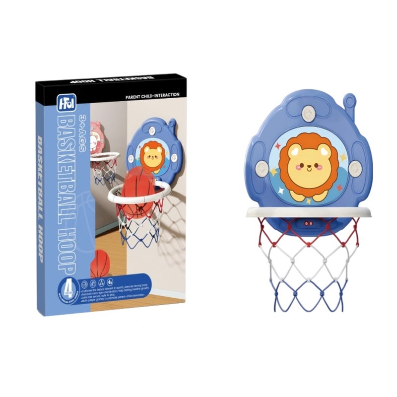 استاند باسكت بشكل اسد مع كرة باسكت و المنفاخ - HFD025B-1B - Image 1