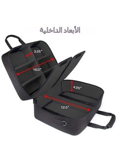 ماركة غير محددة غطاء وحدة PS5 متوافق مع جهاز Playstation 5 وإصدار PS5 الرقمي، مع تصميم داخلي قابل للتخصيص لوحدة التحكم الخاصة بجهاز Playstation، وألعاب PS5، وسماعات الرأس الخاصة بالألعاب.  - Image 5