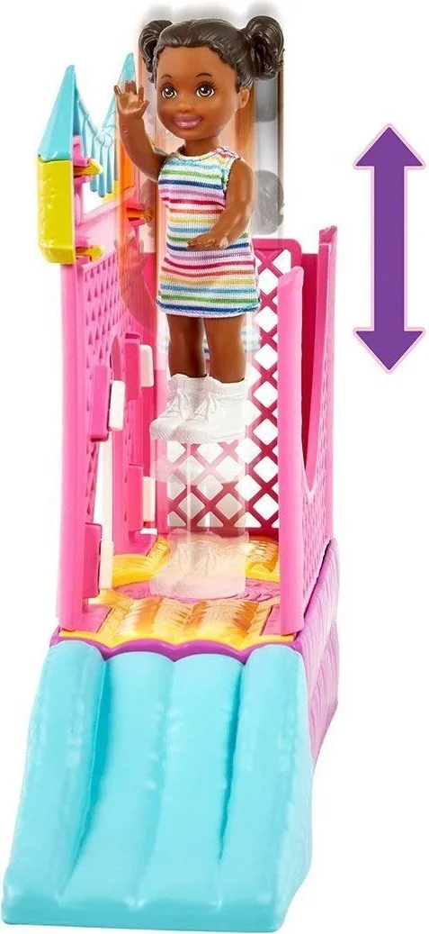 باربي HHB67 Babysitter Skipper Playhouse Set
