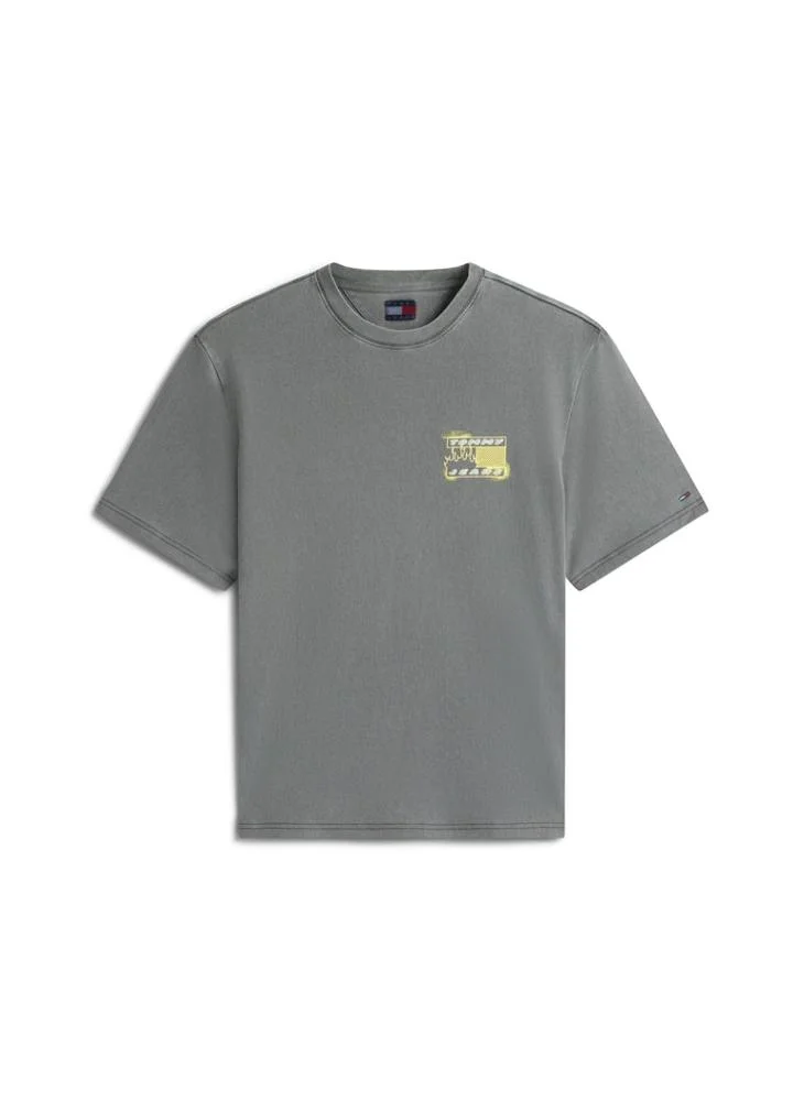 TOMMY JEANS  90s Back Bubble Logo Jersey T-Shirt for Men | Best Price UAE