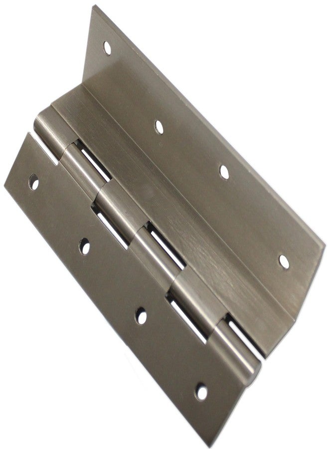 RiseOm Premium Brass Z Hinges for Cabinet Doors Heavy Duty, Corrosion-Resistant, Durable & Stylish (Pack of 10, SS-(4" x 3/4" x 19mm)) - Image 4