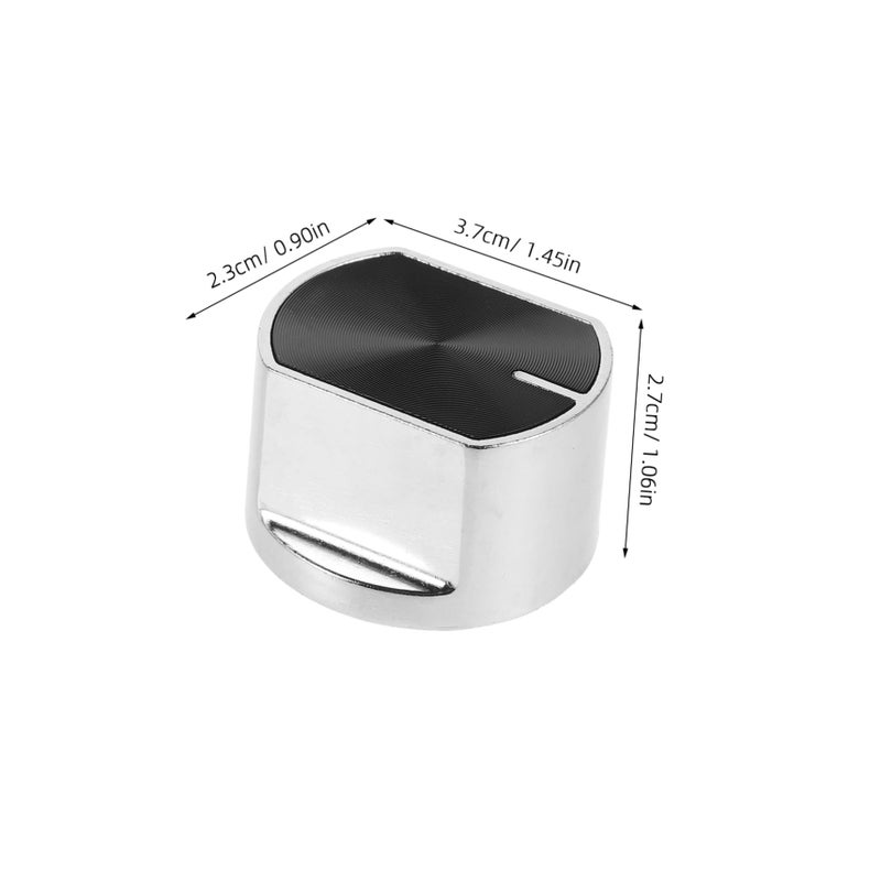 Zinc Alloy Gas Stove Knobs 4 Pack Ergonomic Round Replacement For Gas Ranges Ovens - Image 3