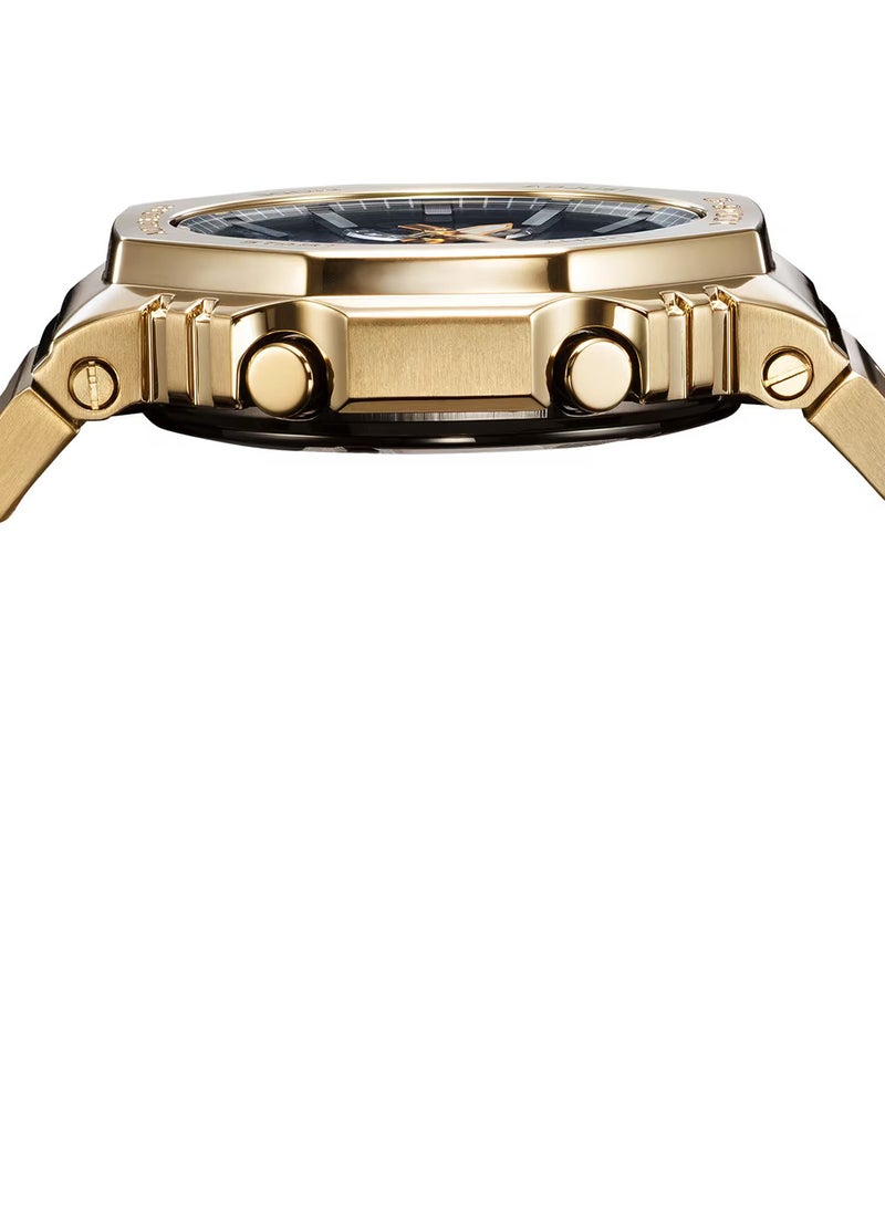 G-SHOCK ساعة يد رجالية أنالوج + رقمية من الفولاذ المقاوم للصدأ GM-B2100GD-9ADR - 42 مم  - Image 3