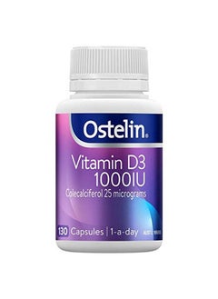 Vitamin D3 1000Iu 1 Daily Supplement 130 Capsules