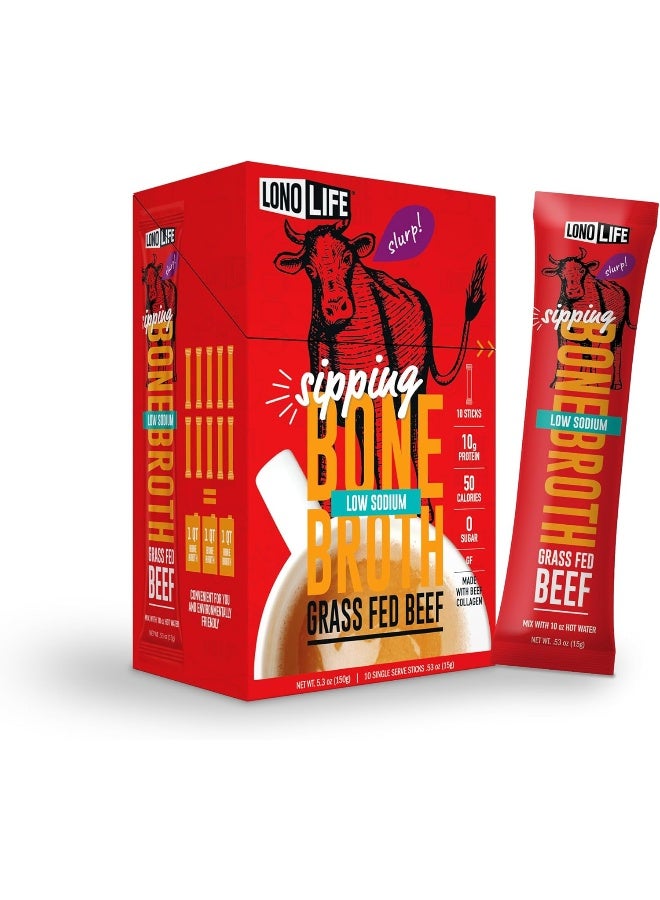 LonoLife Low-Sodium Beef Bone Broth Sticks - Image 1