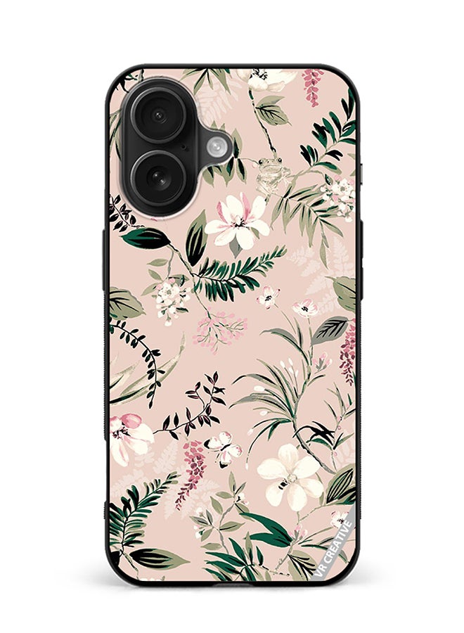 VR CREATIVE Protective Case Cover For Apple iPhone 16 Plus Whitpi Design Multicolour