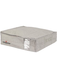 COMPACTOR Space Saving Semi Rigid Under Bed Vacuum Storage Box Grey and Clear 145 L RAN10116  - Image 3
