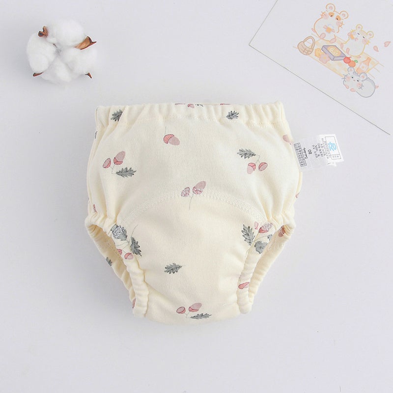 Cotton Baby Training Pants Waterproof Small acorn 