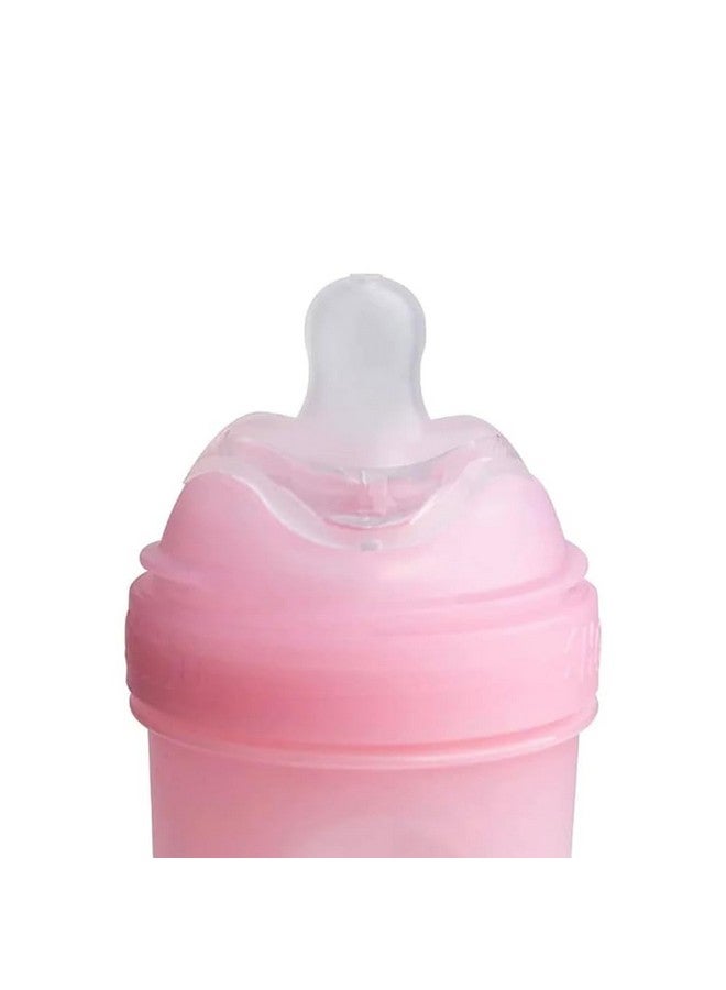 هيروبيليتي حلمات سيليكون مزدوجة مضادة للمغص من هيروبيليتي، حلمات على شكل صدر يشبه الثدي، تناسب زجاجات الأطفال من هيروبيليتي وزجاجات الأطفال البيئية، عبوة من 2 (حجم صغير) - Image 4