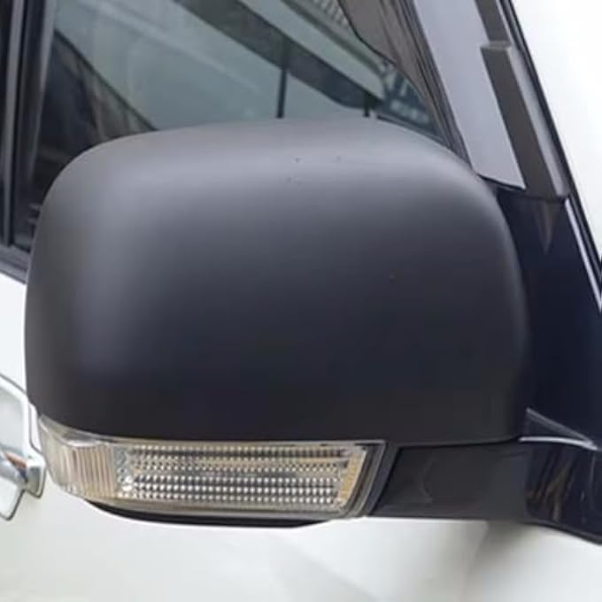 ريحني غطاء مرآة باجيرو لموديلات 20082023 أغطية مرآة جانبية سوداء غير لامعة للمركبات مجموعة من 2 حصيرة سوداء - Image 3