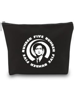 WCGXKO WCGXKO TV Show Inspired Hello Goodbye Number Five THE BOY Academy Inspired Zipper Pouch Makeup Bag for Fans (NUMBER FIVE) 