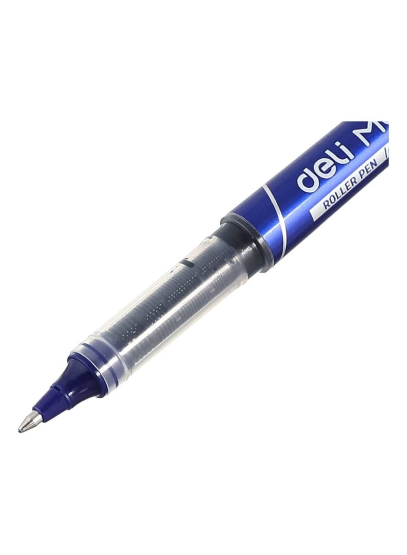 Deli Roller Pen Low Odor Ink 0.5mm - (12 Pcs) - Image 2