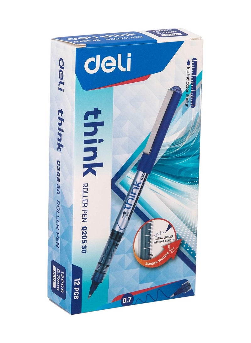 Deli Roller Pen Low Odor Ink 0.5mm - (12 Pcs) - Image 4