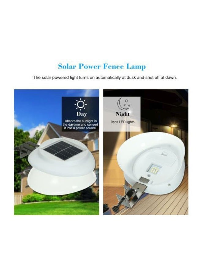 NIBEMINENT LED Solar Lamp White 13.8cm - Image 3