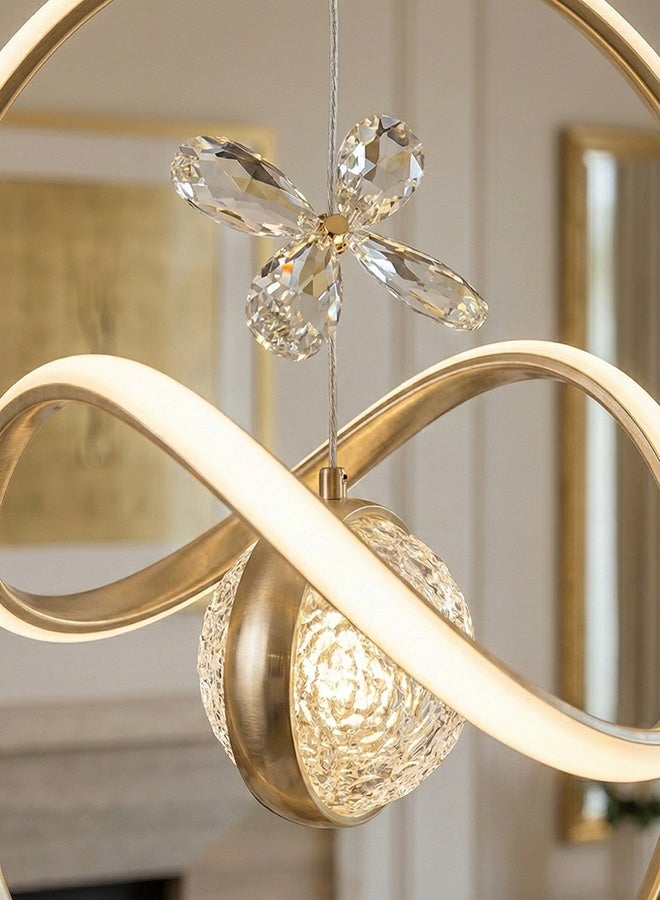 BUY4LESS -  Modern Lighting, Light, Chandelier, Gold Color, 44x26 cm, Suitable for bedroom and living room, Adjustable height - Image 3