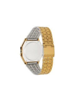 CASIO Casio Unisex Illuminated Digital Dial Gold Tone Stainless Steel Band Watch [A168WG-9WDF]  - Image 4