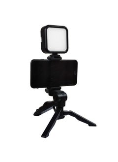 General LED Outdoor Portable Fill Light Mobile Phone Live RGB Atmosphere Light Soft Light Mini Square Pocket Light Selfie Photography-Specifications:WLR1 Color Fill Light Bracket Set  - Image 3