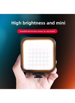 General LED Outdoor Portable Fill Light Mobile Phone Live RGB Atmosphere Light Soft Light Mini Square Pocket Light Selfie Photography-Specifications:WLR1 Color Fill Light Bracket Set  - Image 2