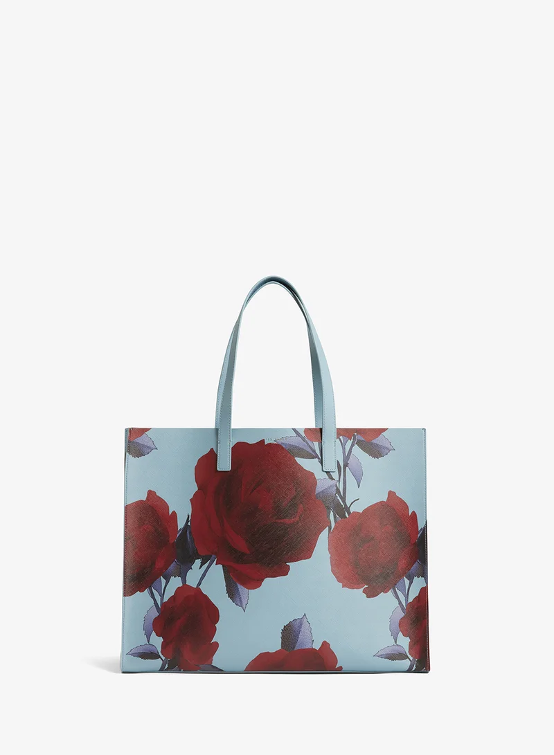 تيد بيكر حقيبة كبيرة بطبعة وردة