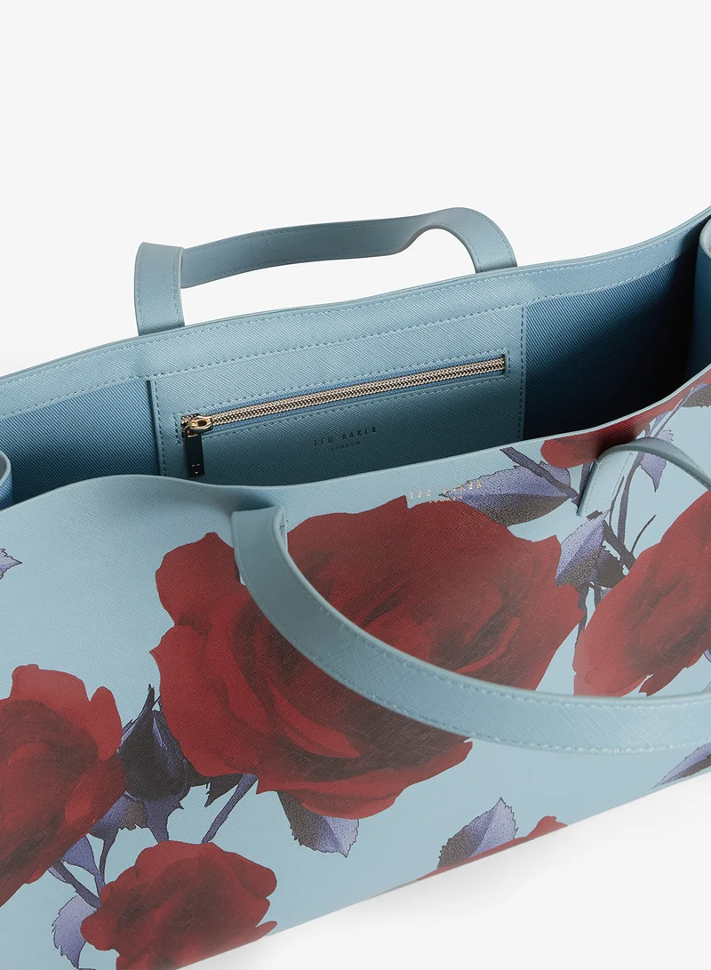 Ted Baker  EMBERLI Extra Large Rose Print Icon Bag for Women | Best Price UAE