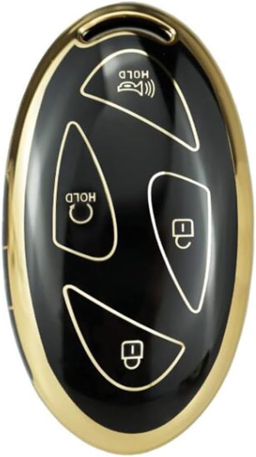 Lucrum Compatible with Hyundai Key Fob Cover Keychain - Image 1