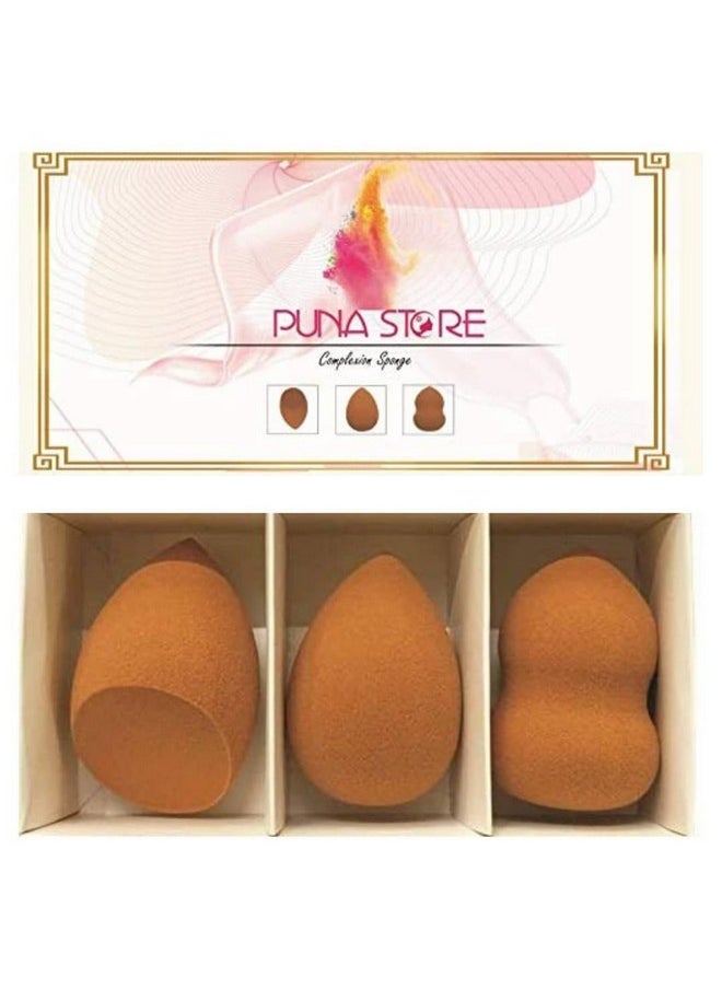 Puna Store - Combo Set Of 24 Piece Premium Synthetic Makeup Brush Set (Bamboo) With 3Pc Makeup Blender Set, Makeup Brush Cleaning Egg, Pocket Makeup Mirror, Cruelty Free Vegan Brushes - Image 1