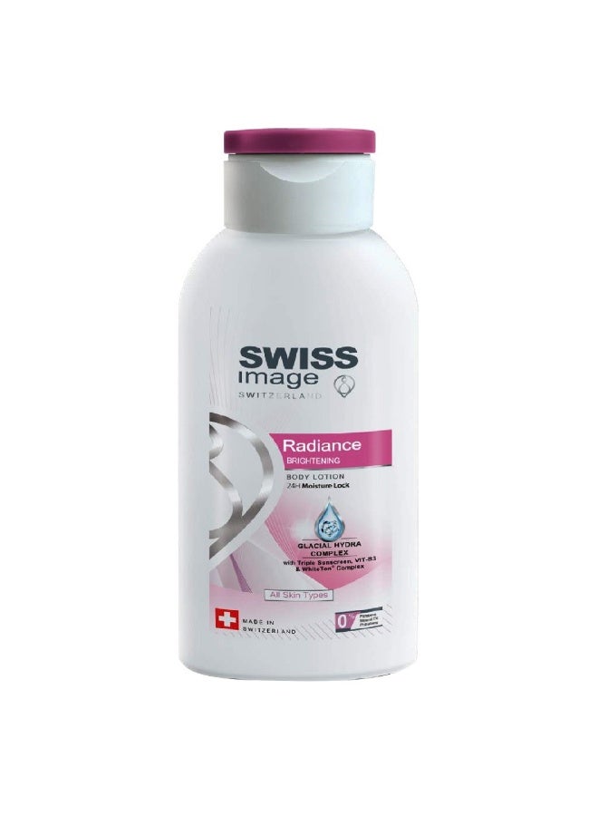 SWISS image لوشن الجسم المشرق Radiance لجميع أنواع البشرة 250 مل