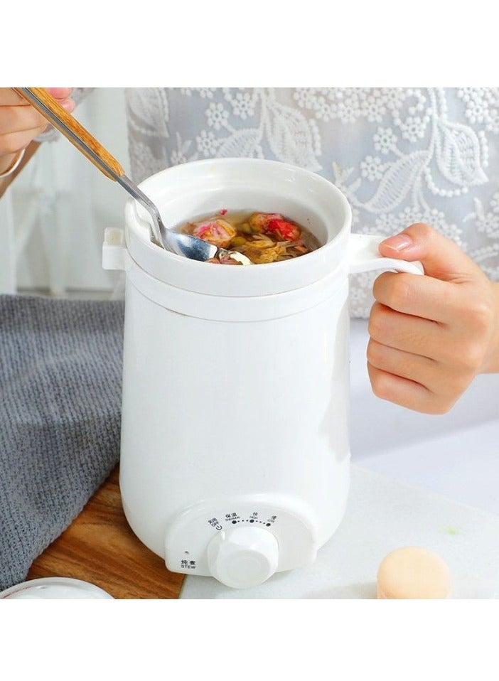 Multifunctional Health Ceramic Pot Electric Stew Cup Porridge Kettle Boiler Cooker  - Image 3