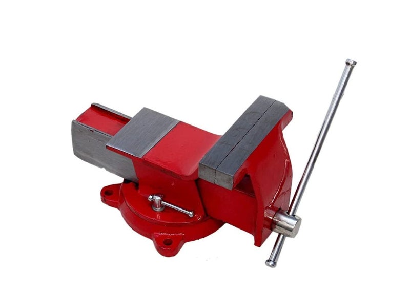 Germany base 8 inches heavy professional Steel Bench Vice Fabricated 203 mm fix Base  - Image 4