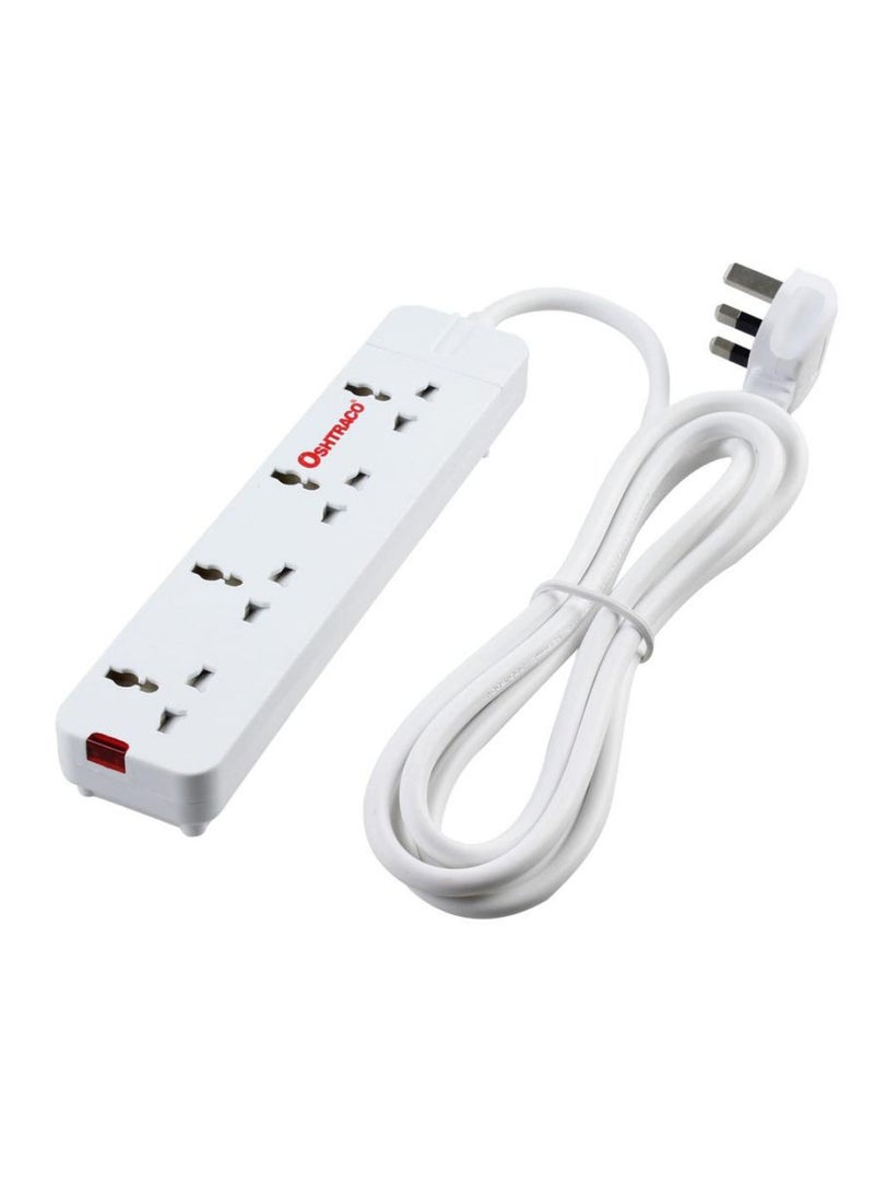 Oshtraco 4-Way Universal Extension Lead 200cm