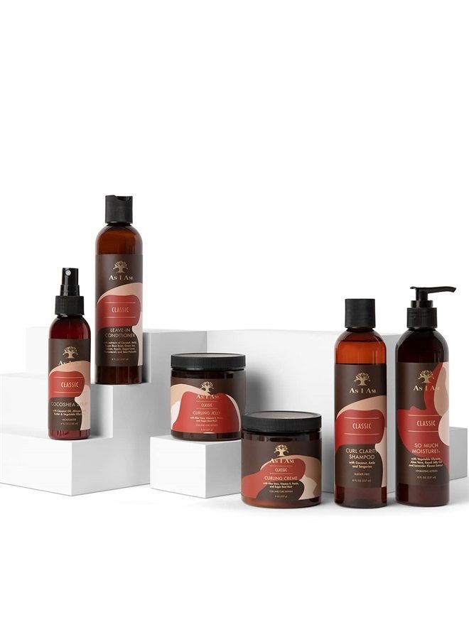 As I Am شامبو كيرل كلاريتي - 8 أونصة - مع جوز الهند، أملاء و اليوسفي - ينظف الشعر المجعد بلطف - نباتي وخالي من القسوة - خالي من الكبريتات - خالي من البارابين - خالي من الفثالات - Image 4