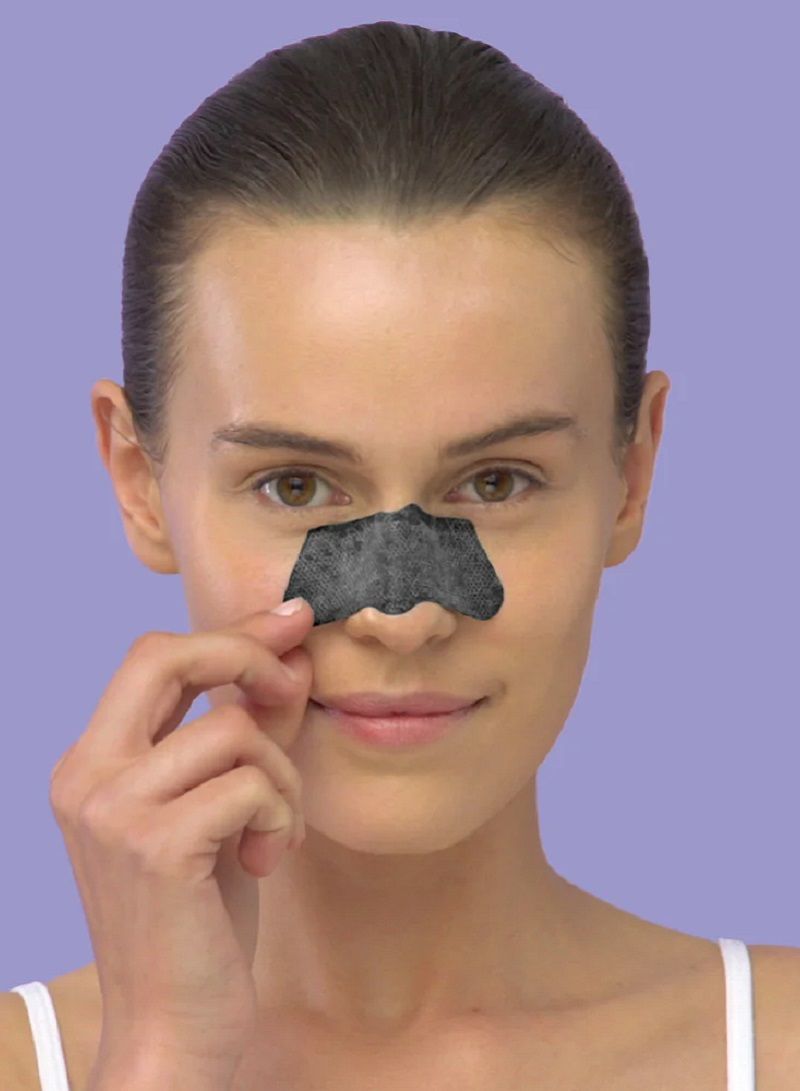 SKIN REPUBLIC Charcoal Nose Strips – Blackhead Remover with Witch Hazel & Aloe Vera, Deep Cleansing Pore Treatment for Oily & Acne-Prone Skin (18 Strips)  - Image 3