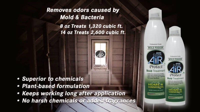 DWD2 Protect™ Home & Commercial Mold-Treatment Plant-Based Mold-Odor Remover Fogger Treatment - eco-friendly solution for a safer and healthier living and working space (8 oz.) - Image 3