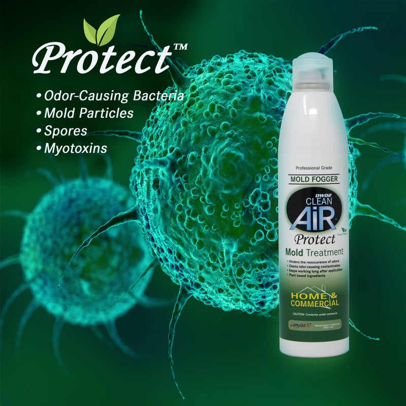 DWD2 Protect™ Home & Commercial Mold-Treatment Plant-Based Mold-Odor Remover Fogger Treatment - eco-friendly solution for a safer and healthier living and working space (8 oz.) - Image 5