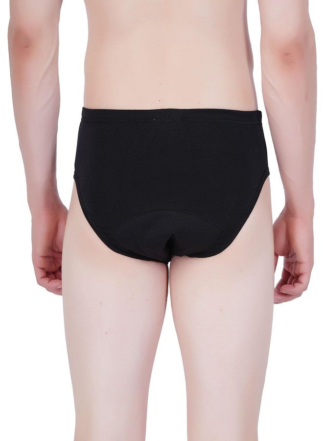 Wemyc Adult Male Incontinence Underwear-Brief Style-Bladder Control Briefs Washable And Reusable Urinary Brief For Men Cotton With Front Absorption Area(Xl) - Image 2