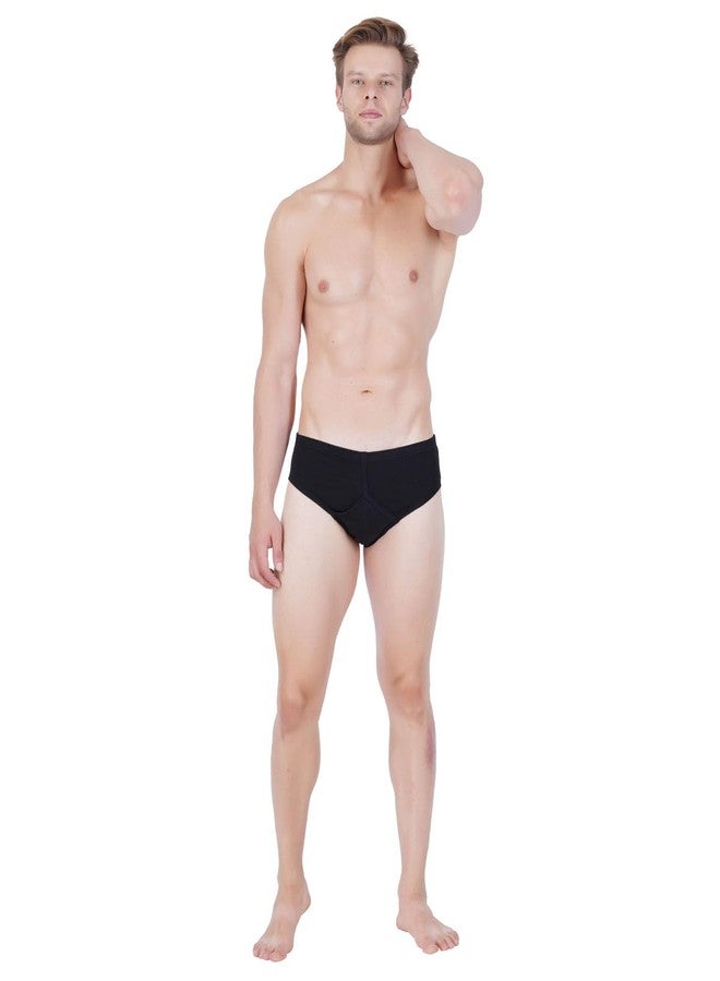 Wemyc Adult Male Incontinence Underwear-Brief Style-Bladder Control Briefs Washable And Reusable Urinary Brief For Men Cotton With Front Absorption Area(Xl) - Image 4