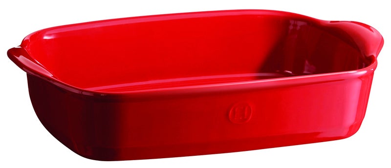 Emile Henry France Ovenware Ultime Rectangular Baking Dish, 11.4 x 7.5, Burgundy,349650 - Image 1