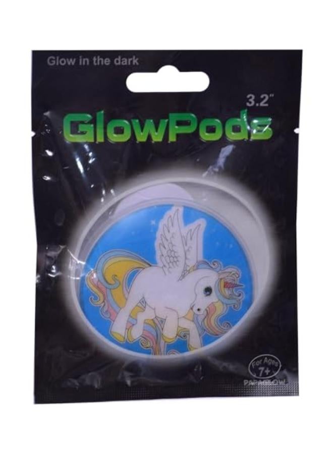 Glow Pods Heart Sticker, White - Image 5