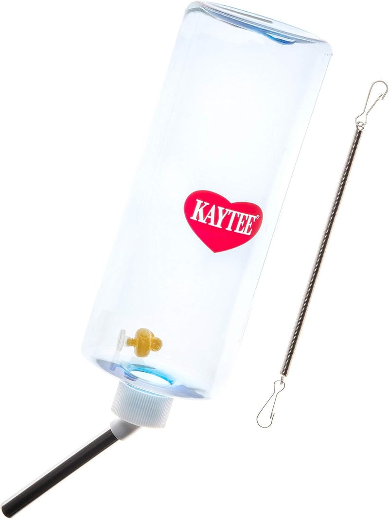 Kaytee Clear View Water Bottle for Pet Rabbits, Ferrets, and Guinea Pigs, 32 oz - Image 3