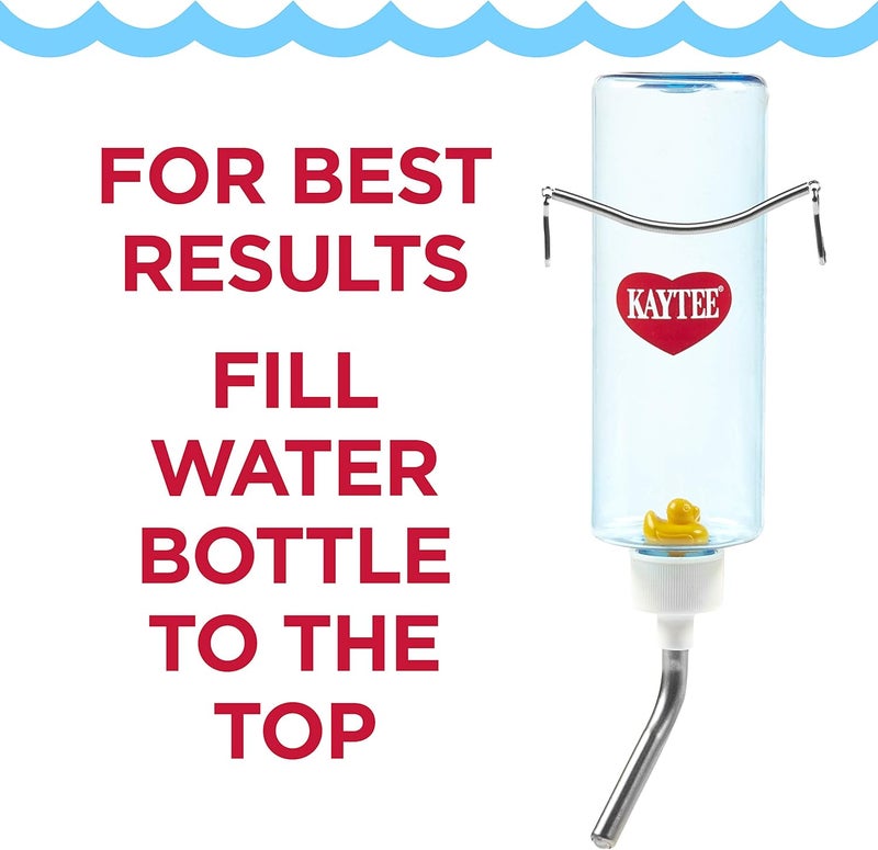 Kaytee Clear View Water Bottle for Pet Rabbits, Ferrets, and Guinea Pigs, 32 oz - Image 5