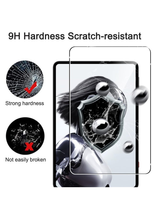 2 Pack Screen Protector for REDMAGIC Astra Gaming Tablet 9.06 inch, 9H Toughness Premium Shatterproof Scratch-Resistant Anti-Fingerprint No-Bubble HD Ultra Clear Tempered Glass - Image 4