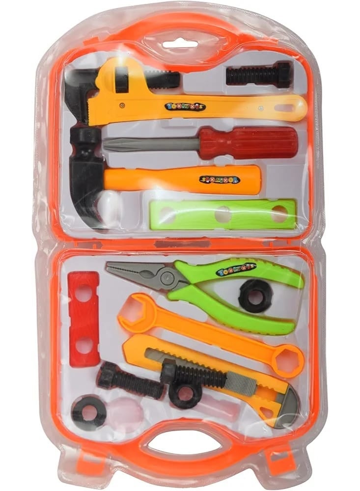 Kids Tool Set, Kids Tool Kit, Construction Tool Set for Kids, Kids Carpenter Tool Set, Carpenter Tool Set for Kids, Toy Tool Set, Toy Tool Kit, Toy Toolbox, Kids Toolbox, Tool Box Toy, Pretend Play Tool Set, Pretend Play Tool Box, Kids Construction Tool Set, Construction Worker Play Set, Building Tools Toy Set, DIY Tool Set for Kids, Plastic Tool Set for Kids, Educational Tool Set, Role Play Tool Set, Workshop Tool Set for Kids, Handyman Tool Set, Repair Tool Set for Kids, Construction Toys for Kids, Kids Workbench Tool Set, Engineer Tool Set for Kids, Kids Building Tool Kit, Multi-Piece Tool Set for Kids, Toddler Tool Set, Portable Tool Box Set for Kids. - Image 4