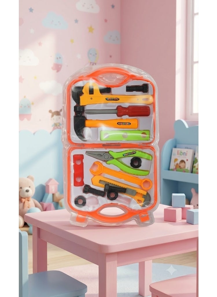 Kids Tool Set, Kids Tool Kit, Construction Tool Set for Kids, Kids Carpenter Tool Set, Carpenter Tool Set for Kids, Toy Tool Set, Toy Tool Kit, Toy Toolbox, Kids Toolbox, Tool Box Toy, Pretend Play Tool Set, Pretend Play Tool Box, Kids Construction Tool Set, Construction Worker Play Set, Building Tools Toy Set, DIY Tool Set for Kids, Plastic Tool Set for Kids, Educational Tool Set, Role Play Tool Set, Workshop Tool Set for Kids, Handyman Tool Set, Repair Tool Set for Kids, Construction Toys for Kids, Kids Workbench Tool Set, Engineer Tool Set for Kids, Kids Building Tool Kit, Multi-Piece Tool Set for Kids, Toddler Tool Set, Portable Tool Box Set for Kids. - Image 3