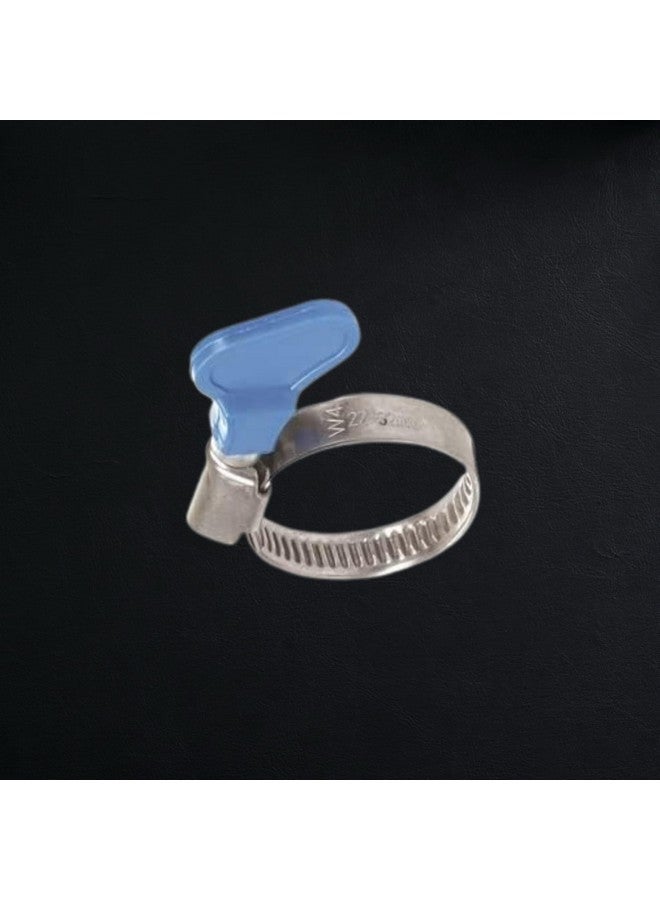 NEW WARE® Adjustable 1/2 Inch Diameter Stainless Steel Hose Clamp with Key for Plumbing, Automotive & Mechanical Applications (Pack of 6) - Image 3