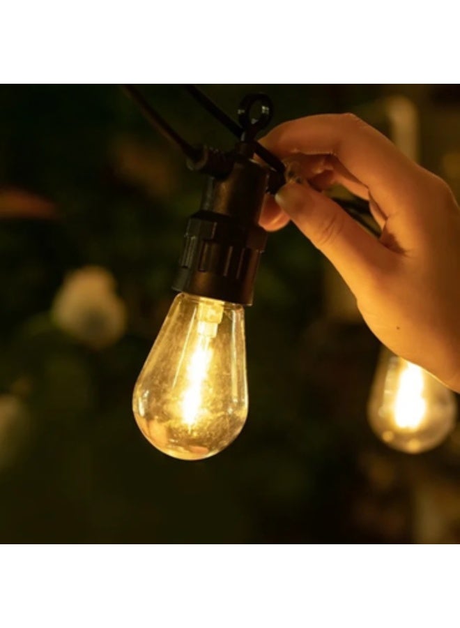 Led 5m string lights / 8 large LED bulbs - Ramadan, Eid, celebrations and special occasions decorations - Waterproof - Image 5