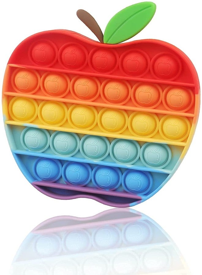 Perpetual Bliss 3 Pcs Pop It Fidget Toys Set Push Bubble Sensory Silicone Rainbow Stress Relief Educational Novelty Gifts for Girls Boys Kids Adults Birthday Return Gifts (Pack of 3) - Image 4