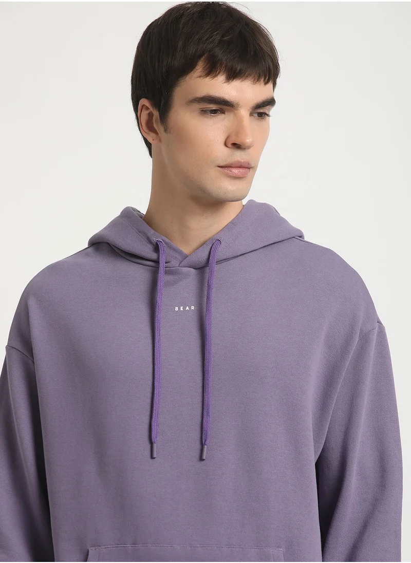 THE BEAR HOUSE The Bear House Men's Cotton Hoodie with Front Pocket, Drawstring Hood, and Soft Fleece Lining - Comfortable, Stylish, and Durable Sweatshirt for Casual Wear  TBH-EMOTE-PRNT